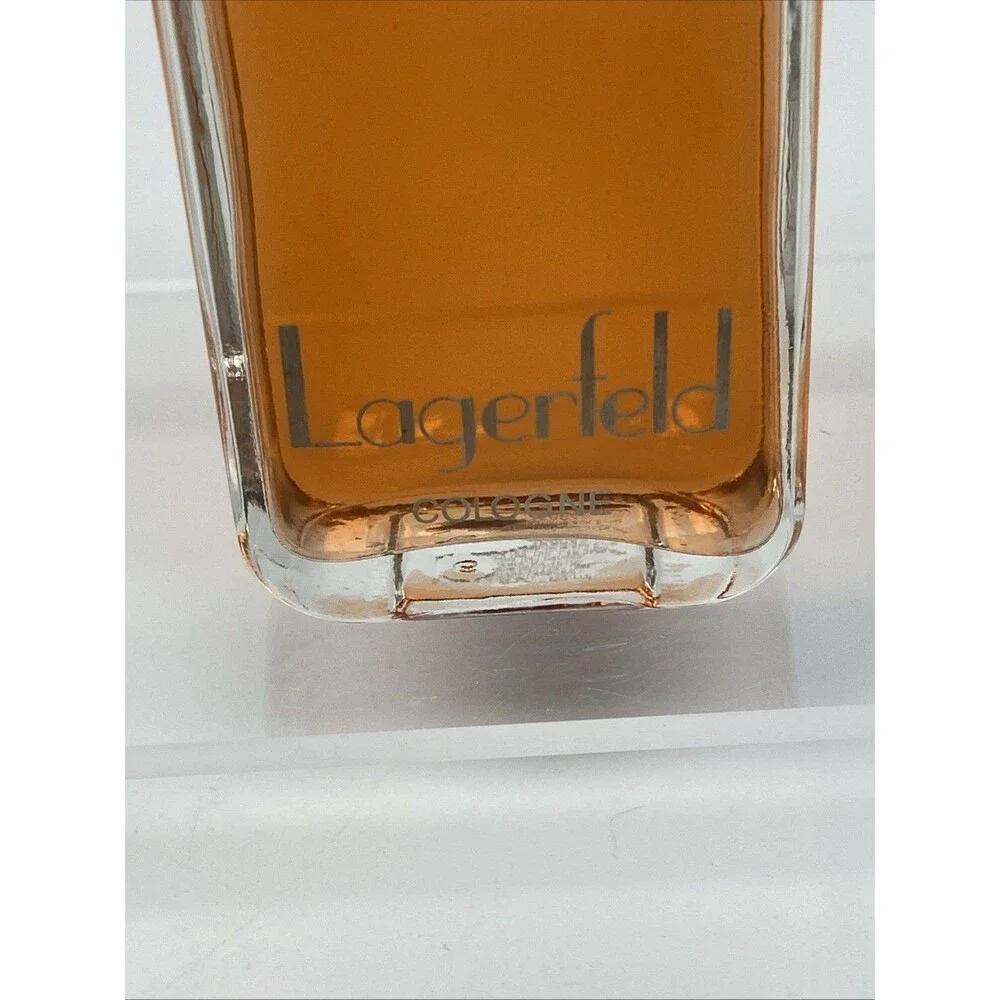 Vintage Lagerfeld Cologne 2 oz 60ml Splash Bottle w Box Karl Lagerfeld Parfums